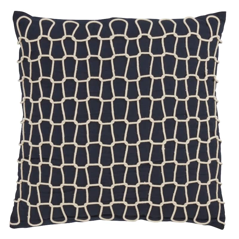 Nautical Rope Down Filled 20 Inch Decorative Throw Pillow