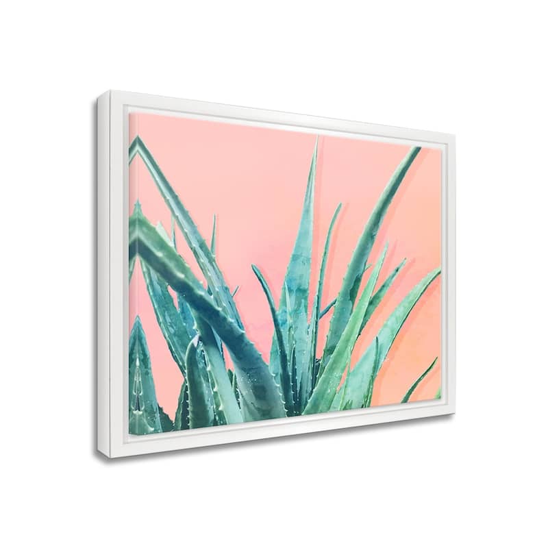 Ready2HangArt 'Aloe Need' Framed Succulent Canvas Wall Art