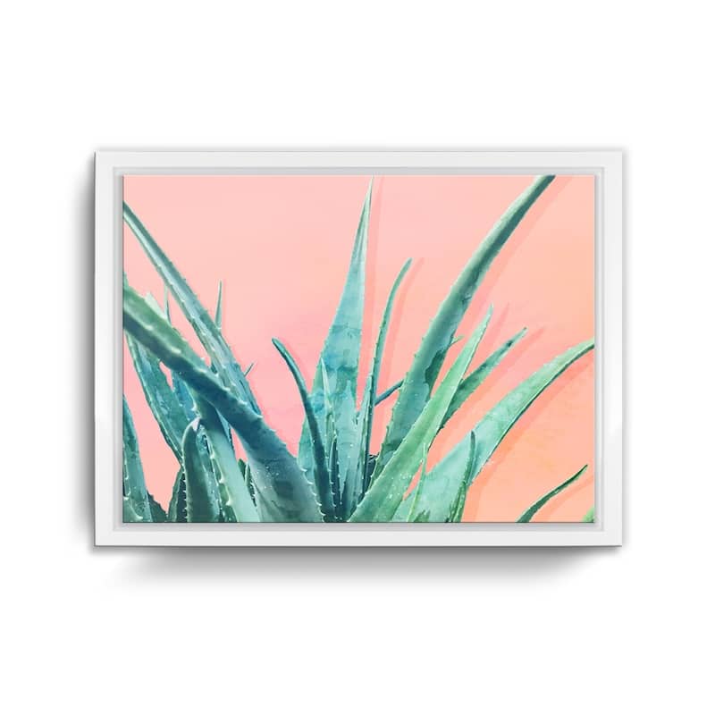 Ready2HangArt 'Aloe Need' Framed Succulent Canvas Wall Art