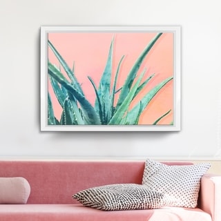 Ready2HangArt 'Aloe Need' Framed Succulent Canvas Wall Art