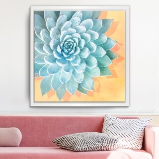Ready2HangArt 'Awaken III' Framed Succulent Canvas Wall Art