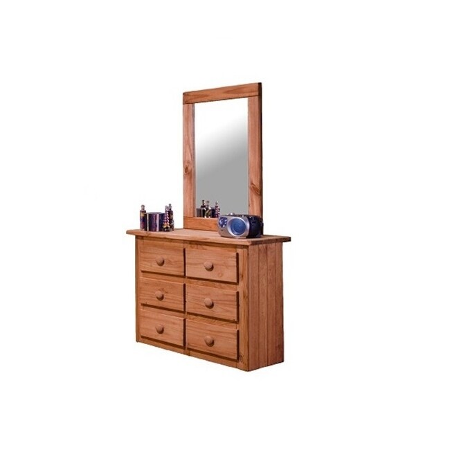 Shop Mahogany Hill Mahogany Stain 6 Drawer Mini Dresser With