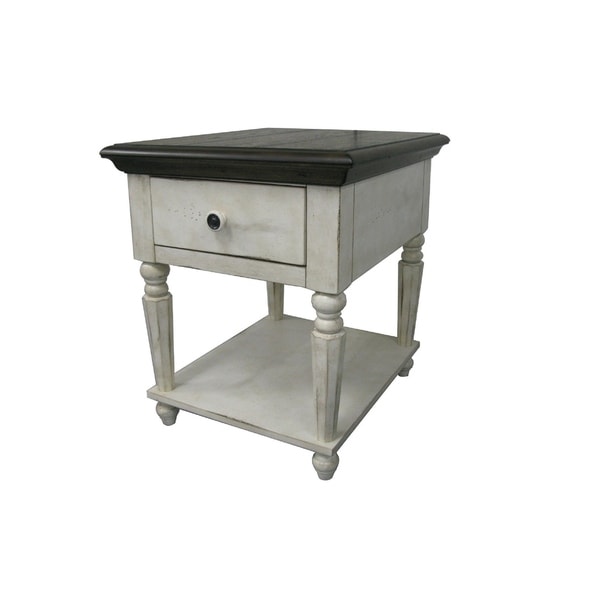 Marlee Vintage States 1-drawer End Table