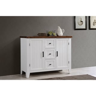 Chelsea Home Furniture Casanova 3-drawer Cinnamon Serverr (White)
