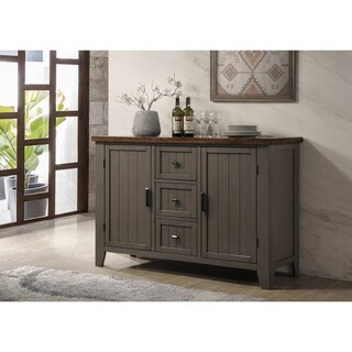 Chelsea Home Furniture Casanova 3-drawer Cinnamon Serverr (Grey)