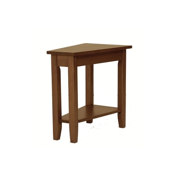 Tyler Burnished Walnut Angled End Table