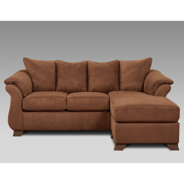 Shop Payton Pillow Top Arm Sofa Chaise Overstock 26856943