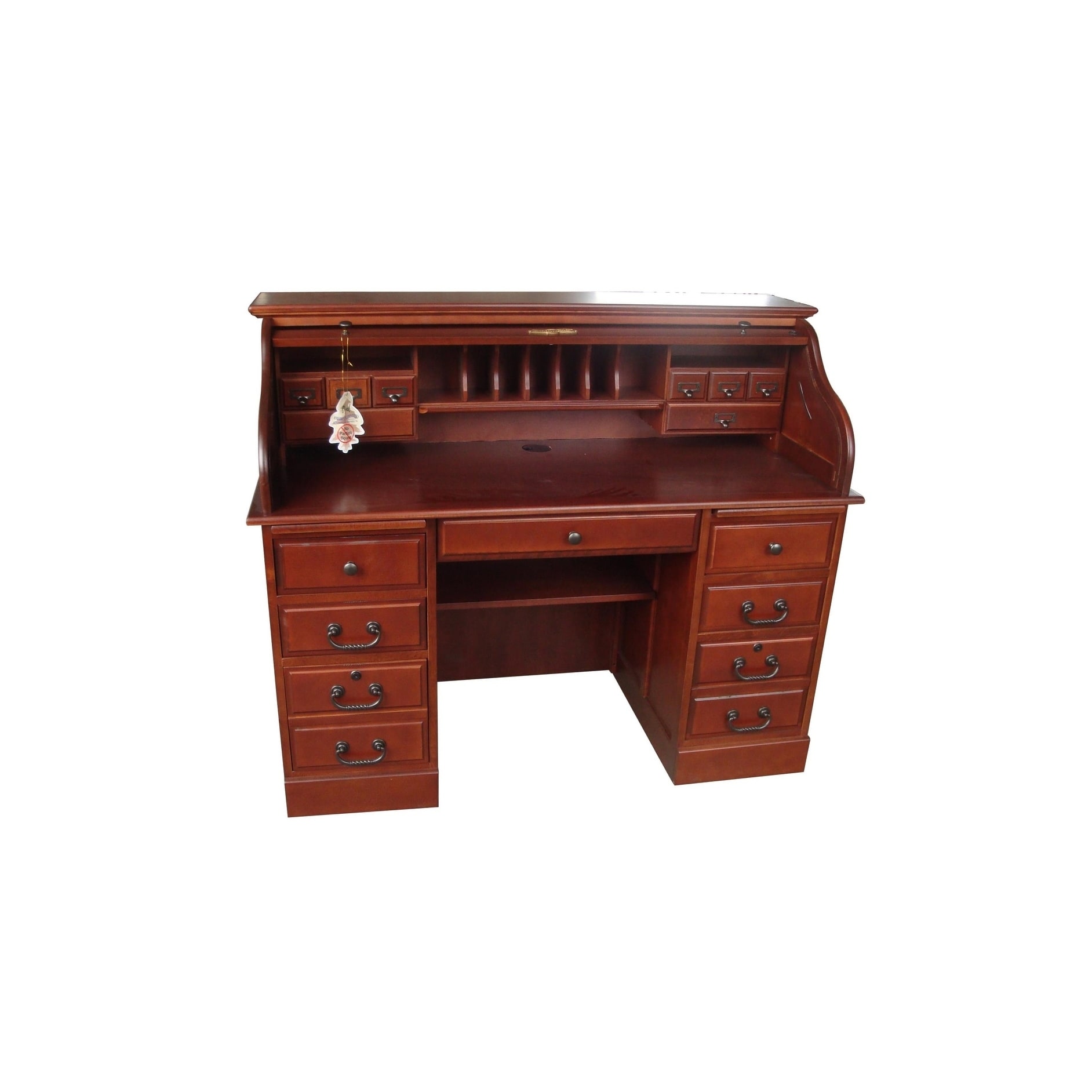 Shop Mylan 54 Inch Roll Top Desk Free Shipping Today Overstock