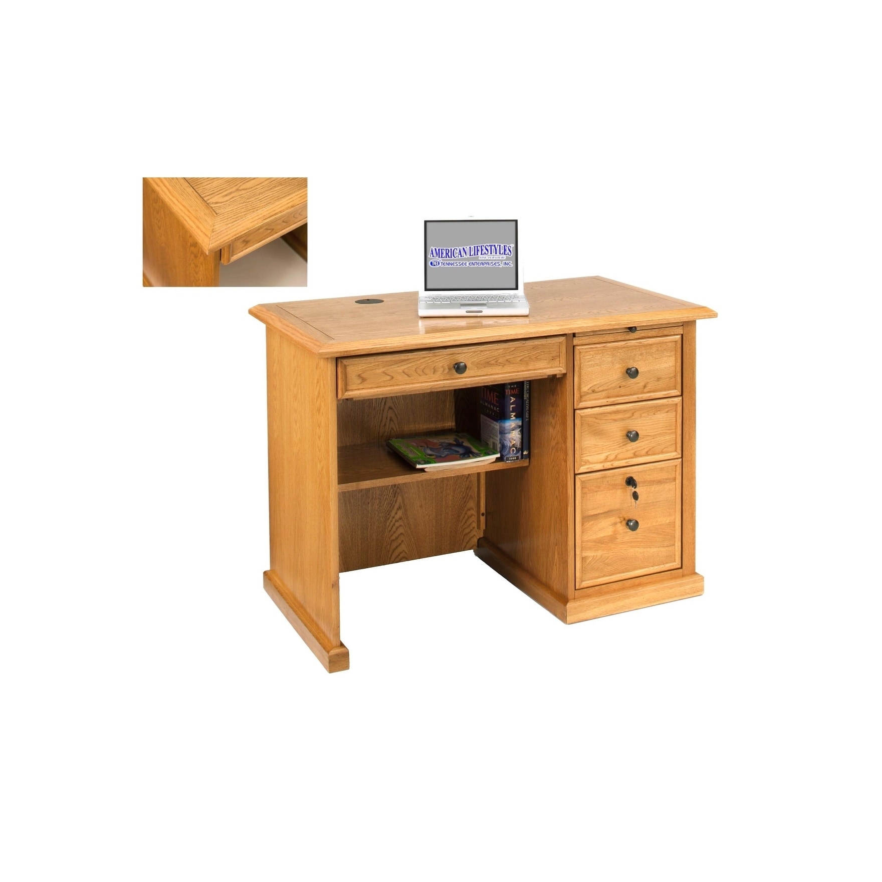 Shop Lavender Desk With Locking File Cabinet Overstock 26857144