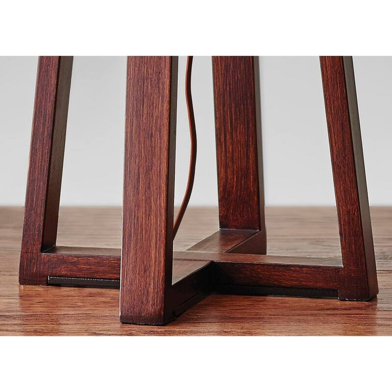Carson Carrington Riga 24-inch Walnut Table Lamp