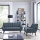 Carson Carrington Geiranger Mid-Century Modern Sofa and Arm Chair Set - Thumbnail 3