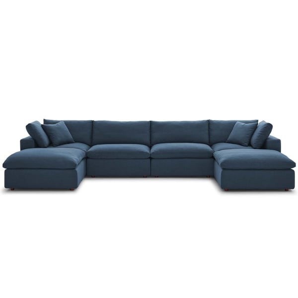 Copper Grove Hrazdan Down-filled Over-stuffed 6-piece Sectional Sofa Set