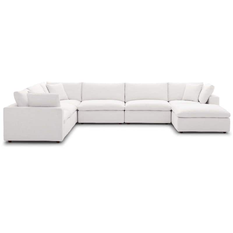 Copper Grove Hrazdan Down-filled Over-stuffed 7-piece Sectional Sofa Set