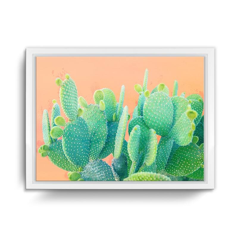 Ready2HangArt 'Cacti Dream' Framed Succulent Canvas Wall Art