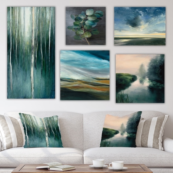 Shop Designart 'Water Sunset collection' Traditional Wall