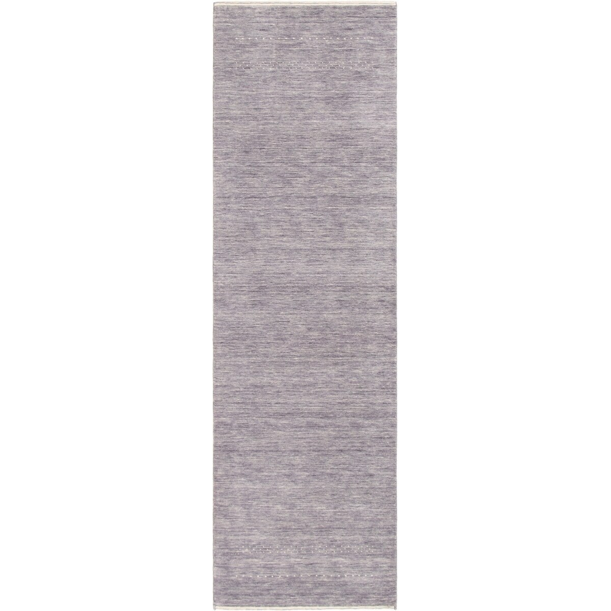 eCarpetGallery Hand-Knotted Kashkuli Gabbeh Grey Wool Rug - 2'10 x 9'10