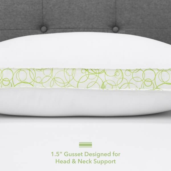 Shop Ecopedic Firm Density Bed Pillow With Cotton Cover 2 Pack