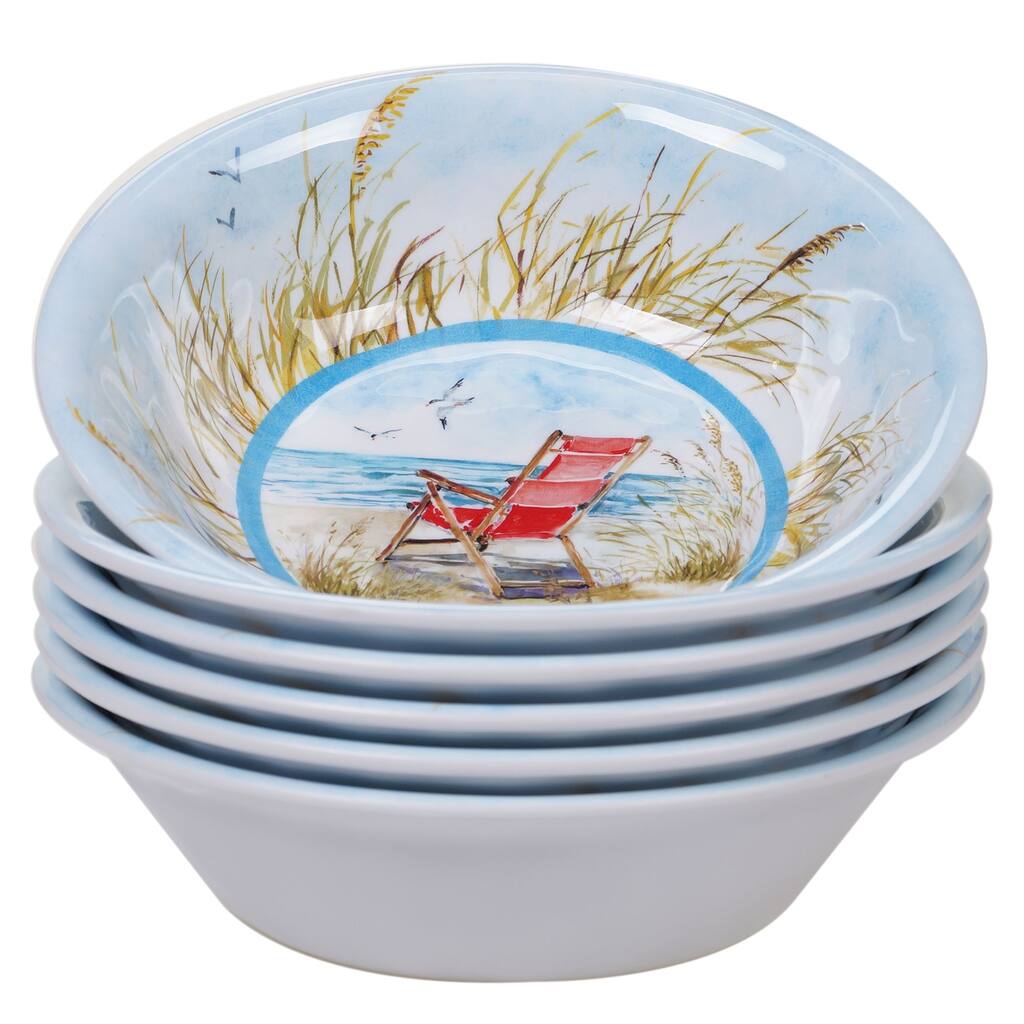 Certified International Ocean View All Purpose Bowls, Set of 6