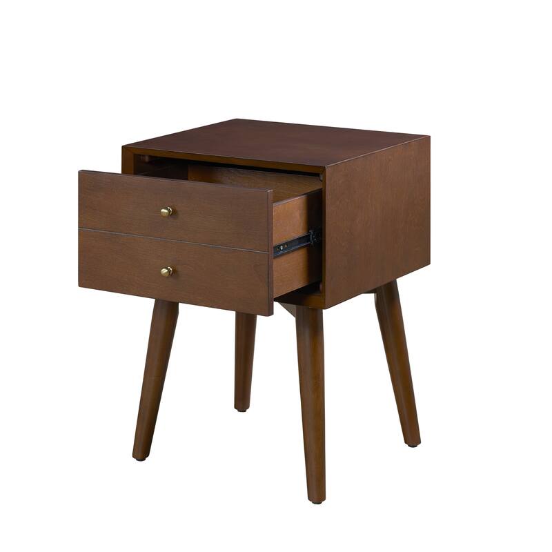 Crosley Landon Night Stand in Mahogany