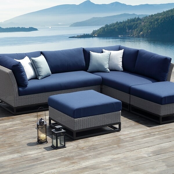Tessio 4 piece sofa set with cushions sales