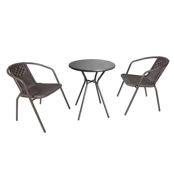 Mason 3 Piece Resin Wicker Outdoor Bistro Set By Westin Mason 3 Piece Resin Wicker Outdoor Bistro Set By Westin