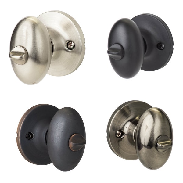 Shop SureLoc EggShaped Privacy Door Knob Pair (2 complete sets) On