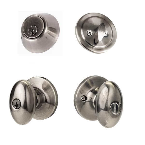 Shop Sure Loc Egg Shaped Entrance Door Knob With Keyed Alike