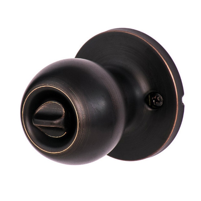 Round Privacy Door Knob Pair