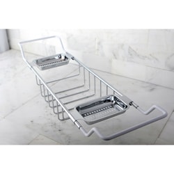 Bambusi Bathtub Caddy Tray with Extending Sides, Reading Stand, Wine Holder  and Cellphone Tray - On Sale - Bed Bath & Beyond - 12729674