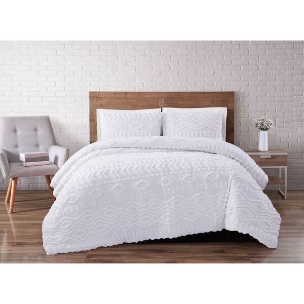 Shop The Curated Nomad Barbary Tufted Chenille 3 Piece Comforter