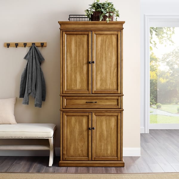 Shop Parsons Pantry In Natural Finish Free Shipping Today