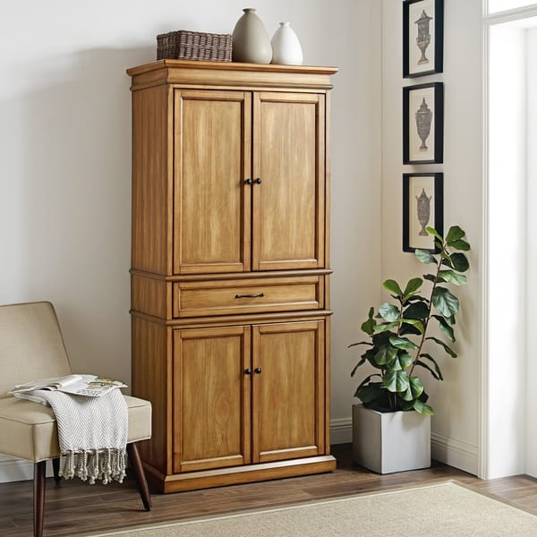 Shop Parsons Pantry In Natural Finish Free Shipping Today