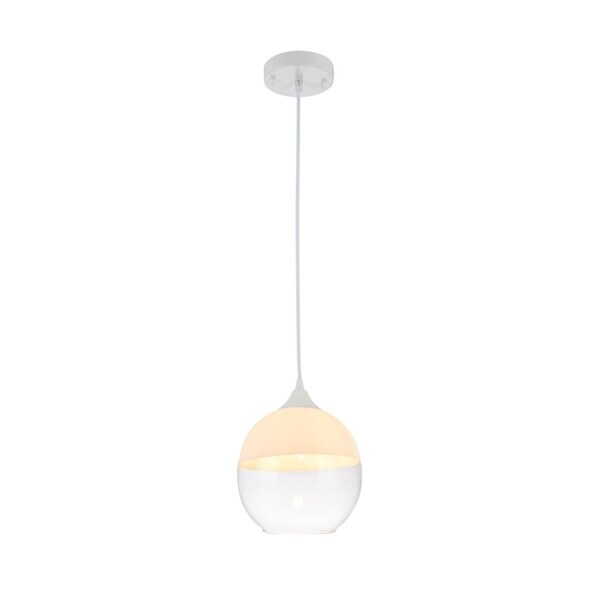 white shade pendant light