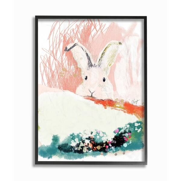 Shop The Stupell Home Decor Multimedia Soft Pastel Peach Bunny Collage Framed Art 11 X 14 Proudly Made In Usa Multi Color On Sale Free Shipping On Orders Over 45 Overstock 26886258