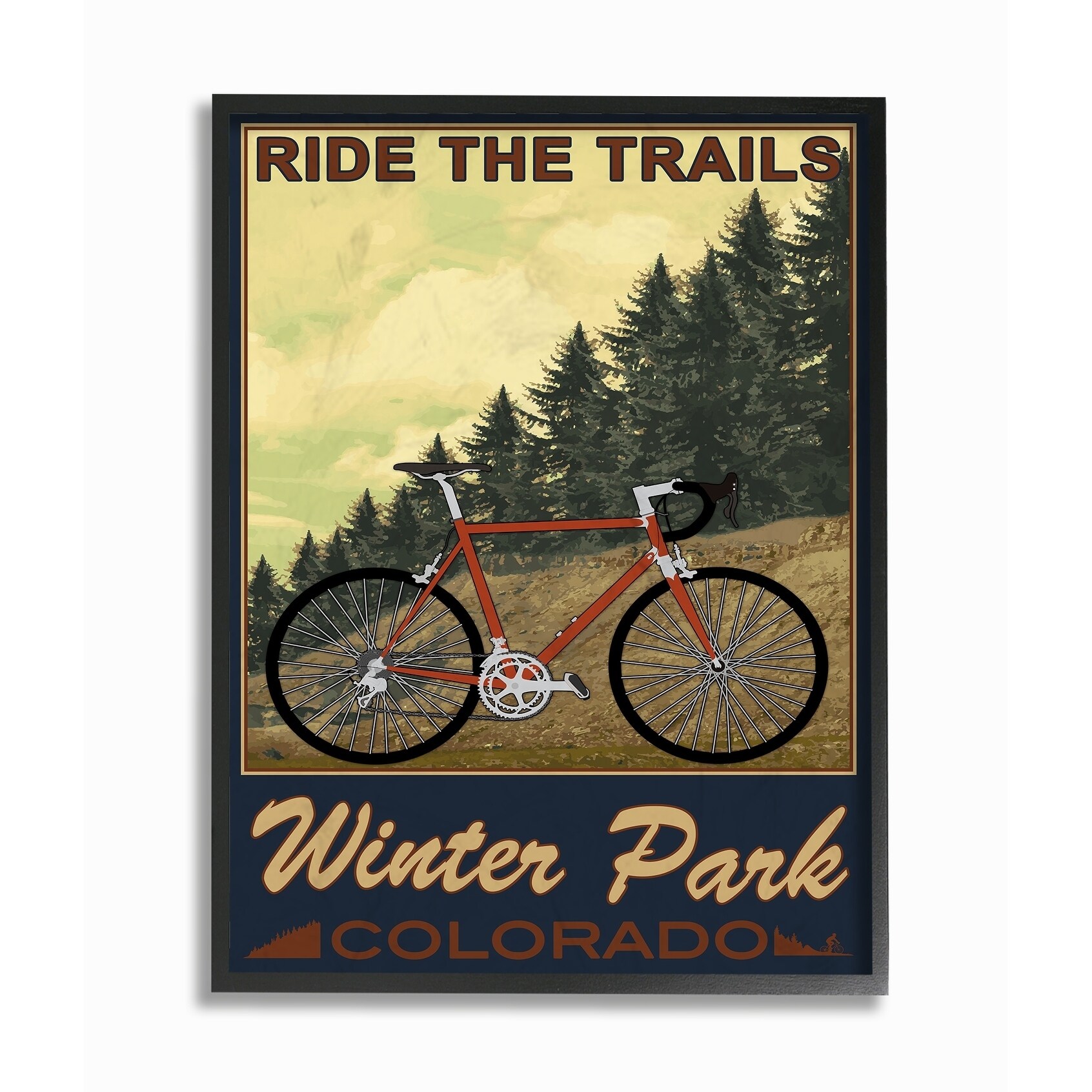 Shop The Stupell Home Decor Ride The Trails Winter Park Colorado