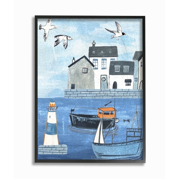 The Stupell Home Decor Collection Little Vacation Chick Ready to Travel Painting Stretched Canvas Wall Art 24x30 Multi-Color