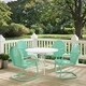 Havenside Home Howard Bay Aqua 5-piece Metal Outdoor Dining Set - Thumbnail 6