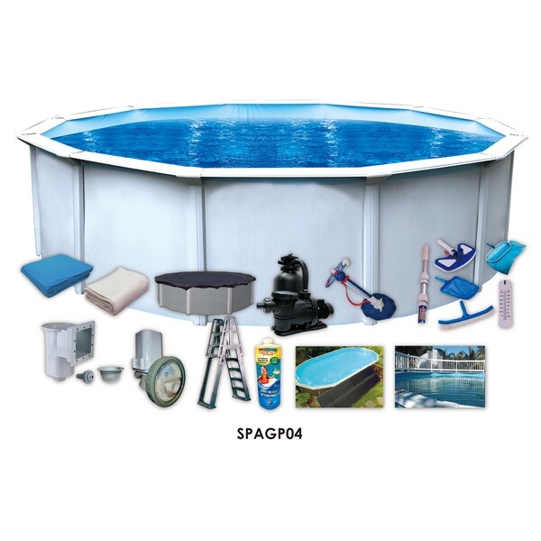 steel wall above ground pool kits