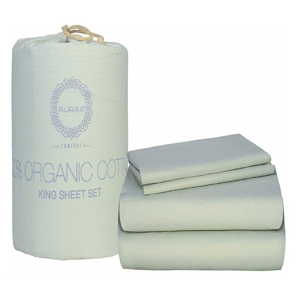 organic cot sheet set