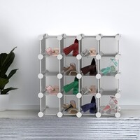 Shop Langria 9 Cube Modular Diy Storage Organizer Unit Plastic