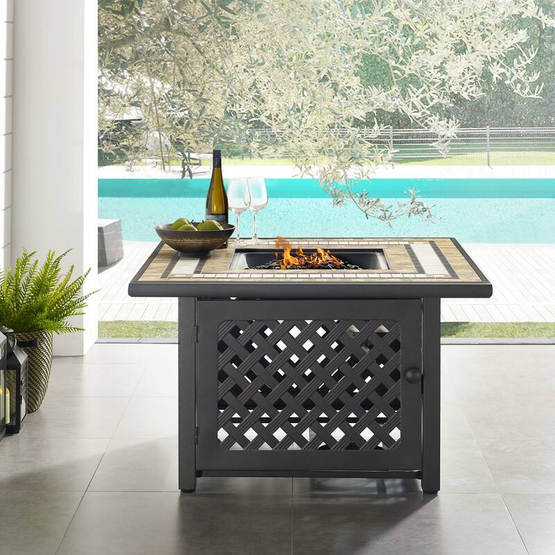 Crosley Tucson Outdoor Fire Pit Table