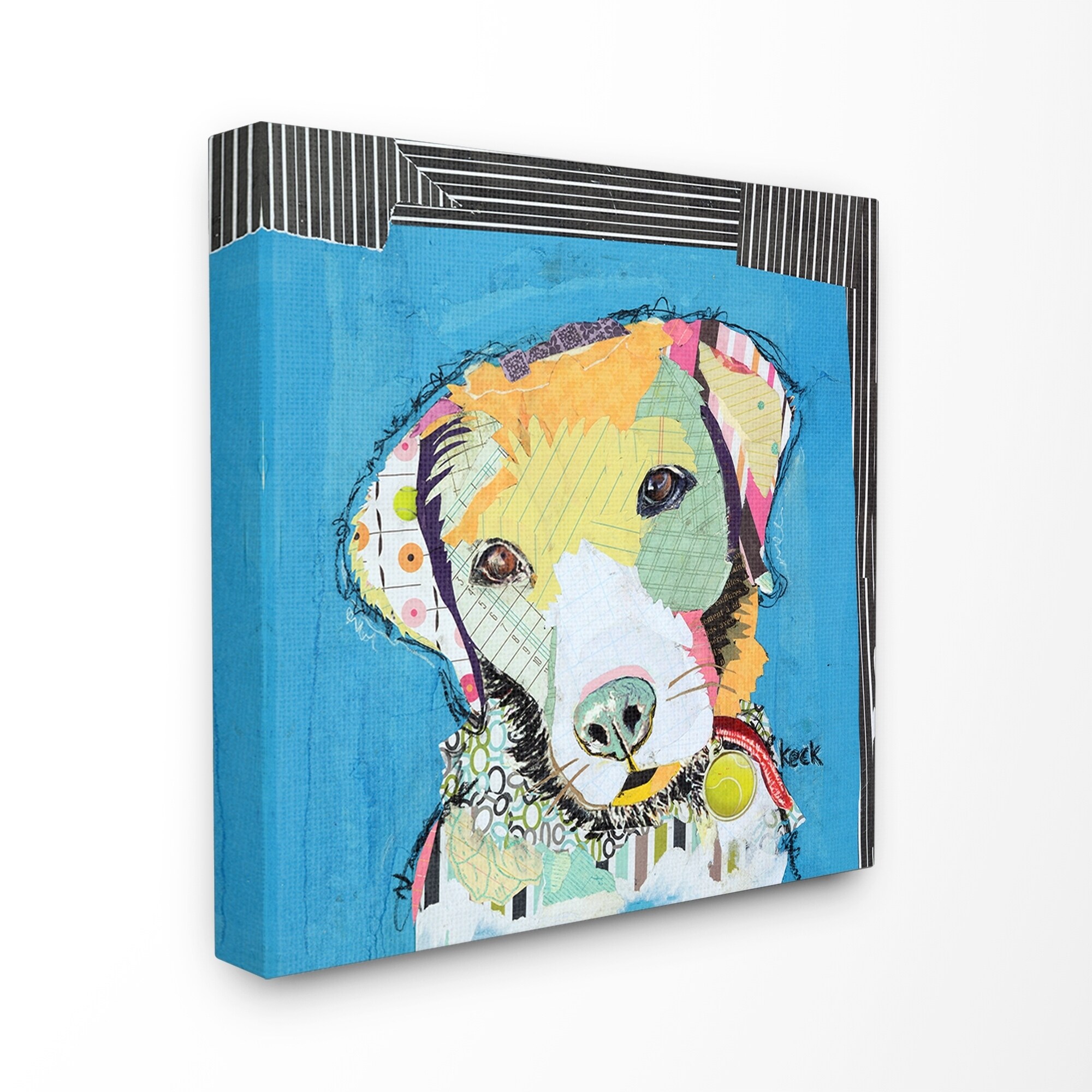 Shop The Stupell Home Decor Paint Splatter Color Block Labrador