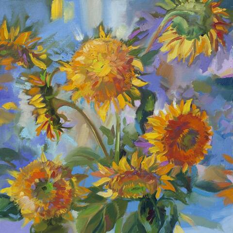 Sunflower Modern Indoor/Outdoor Art - Multi-color