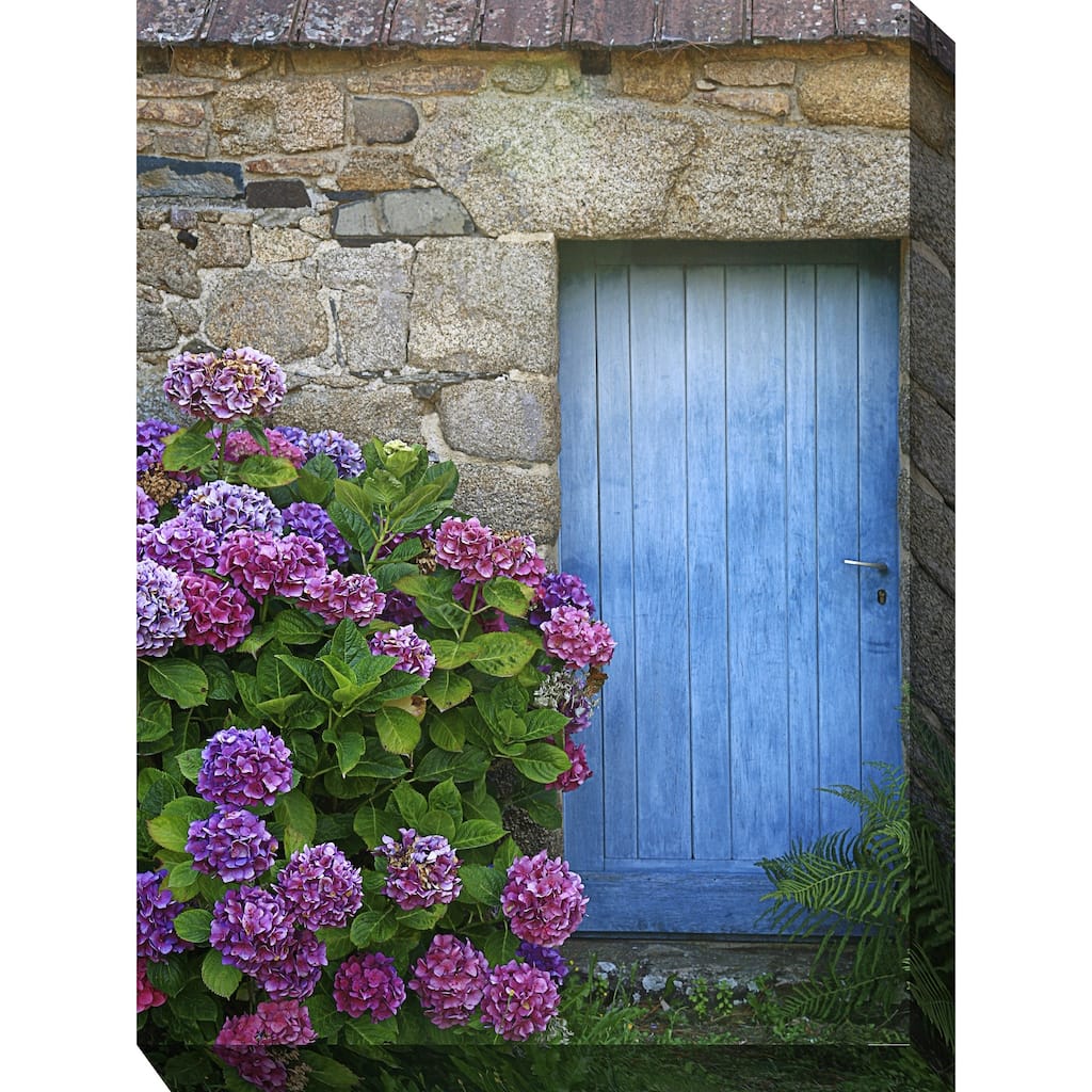 Indigo Entry Indoor/Outdoor Art - Multi-color
