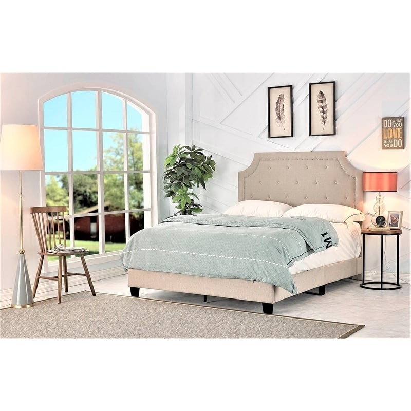 Skipper Upholstered Panel Bed