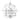 6 Light Candle Pendant With Chrome Stainless Steel Frame
