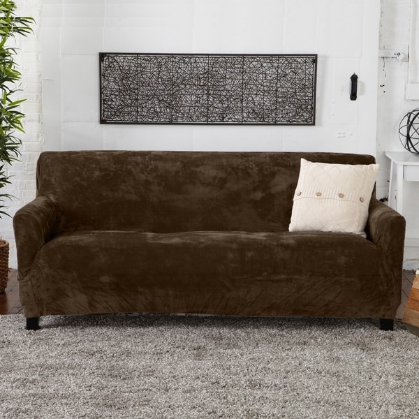 Brown Sofa Couch Slipcovers Online At Our Best Brown Sofa Couch Slipcovers