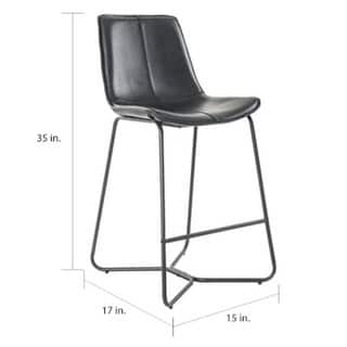 Carbon Loft Patsy Vintage Slope 26-inch Bar Stool (Set of 2)