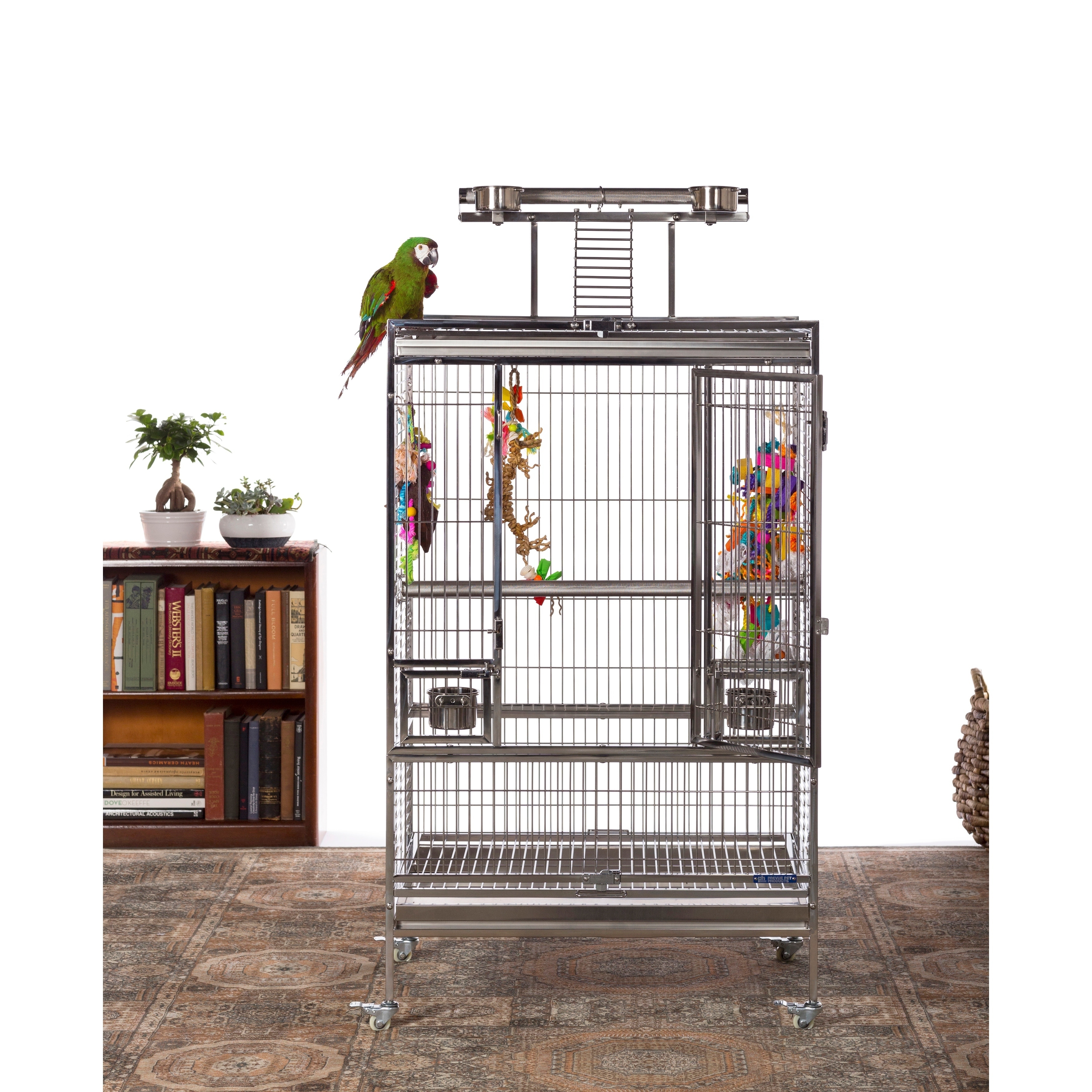 stainless bird cage