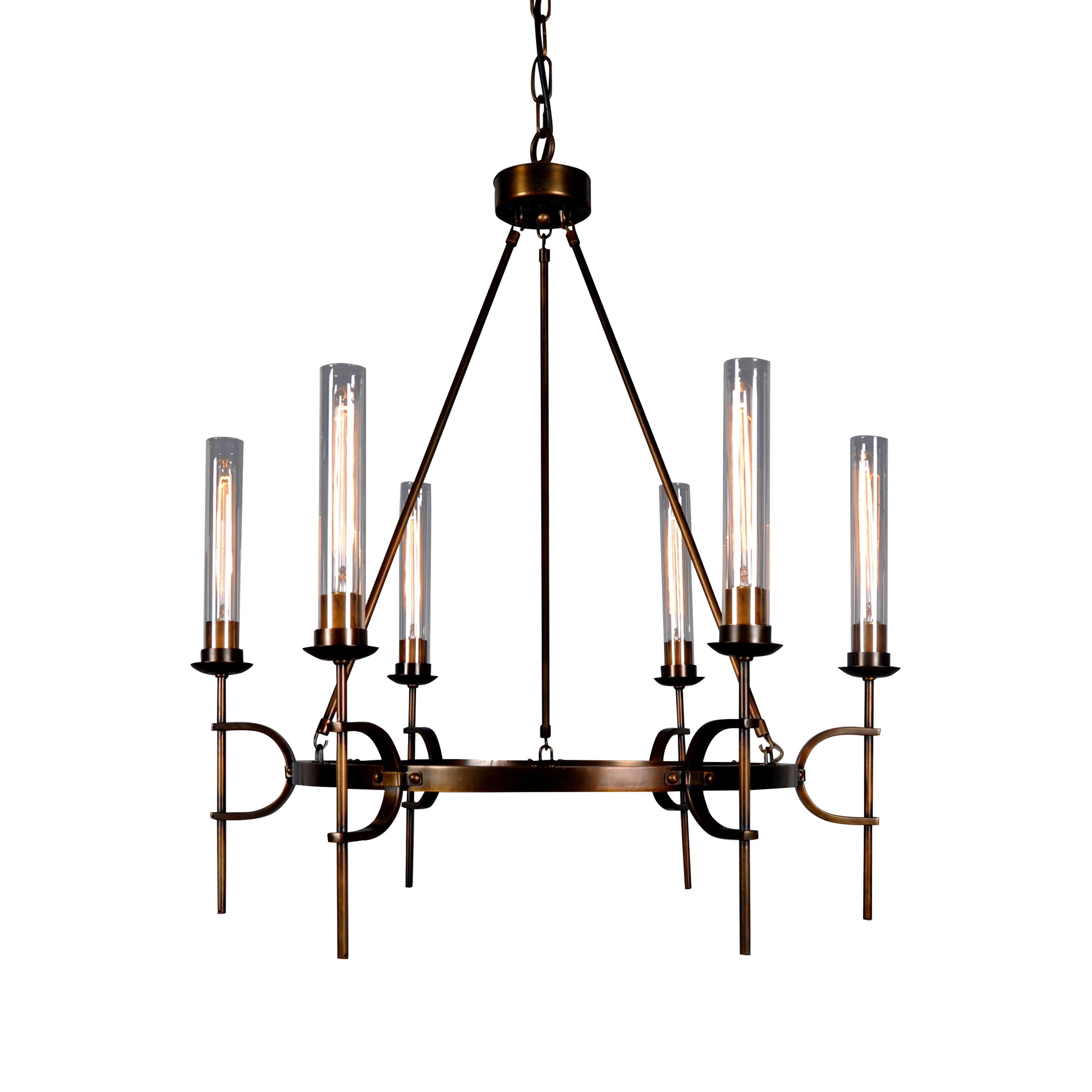 bronze chandelier modern